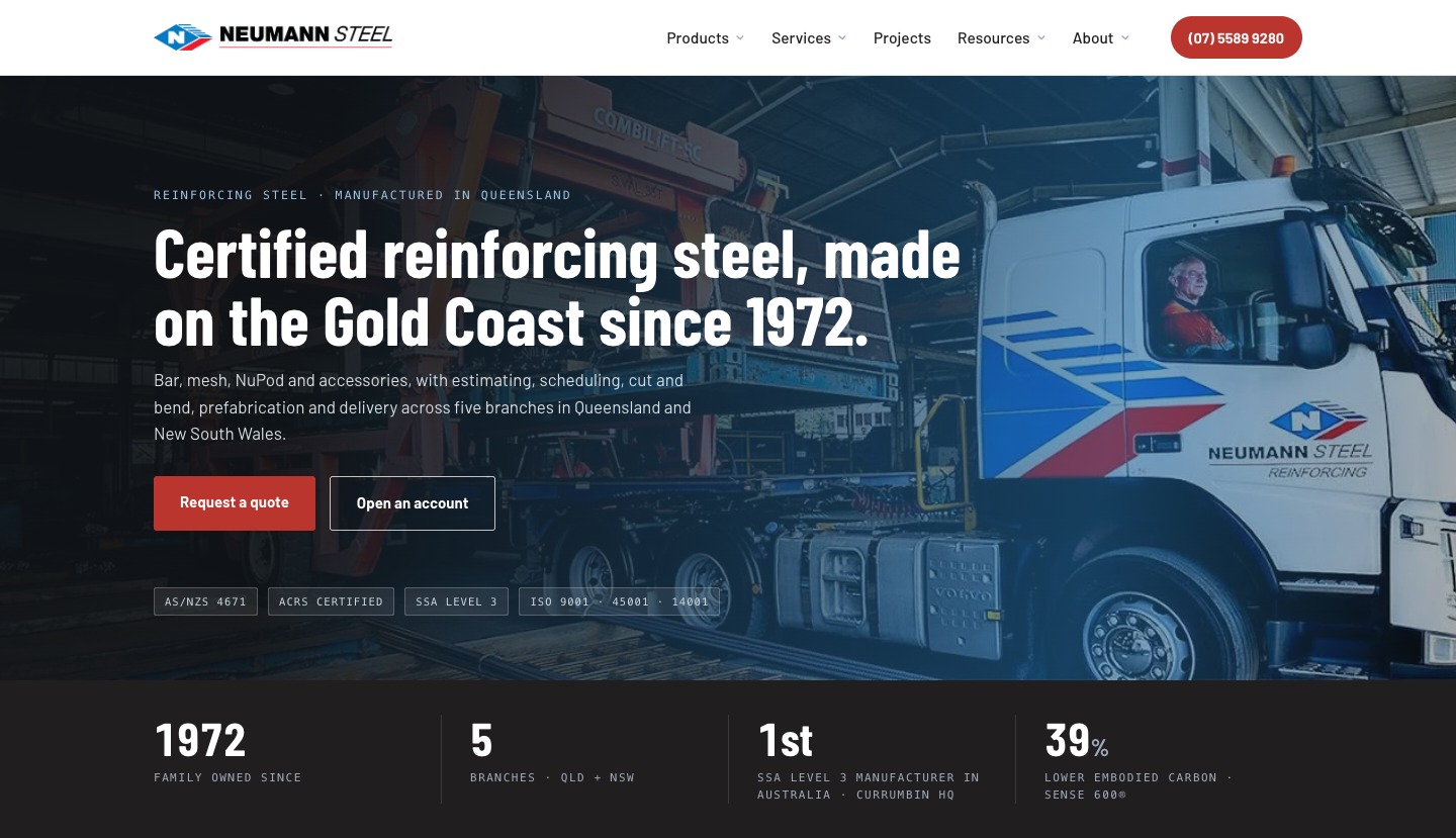Concept render, homepage hero