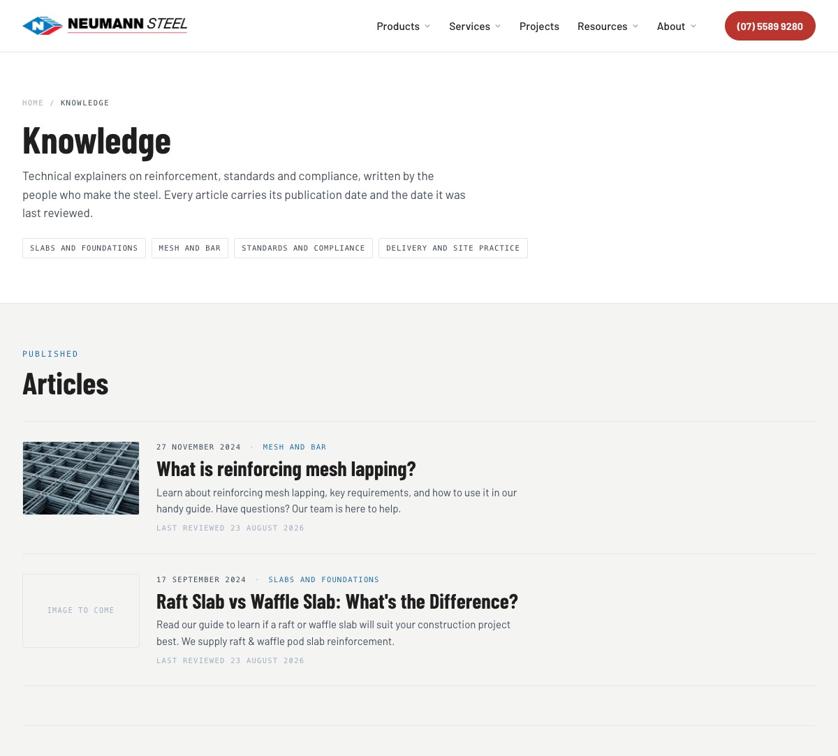 Concept render, knowledge index
